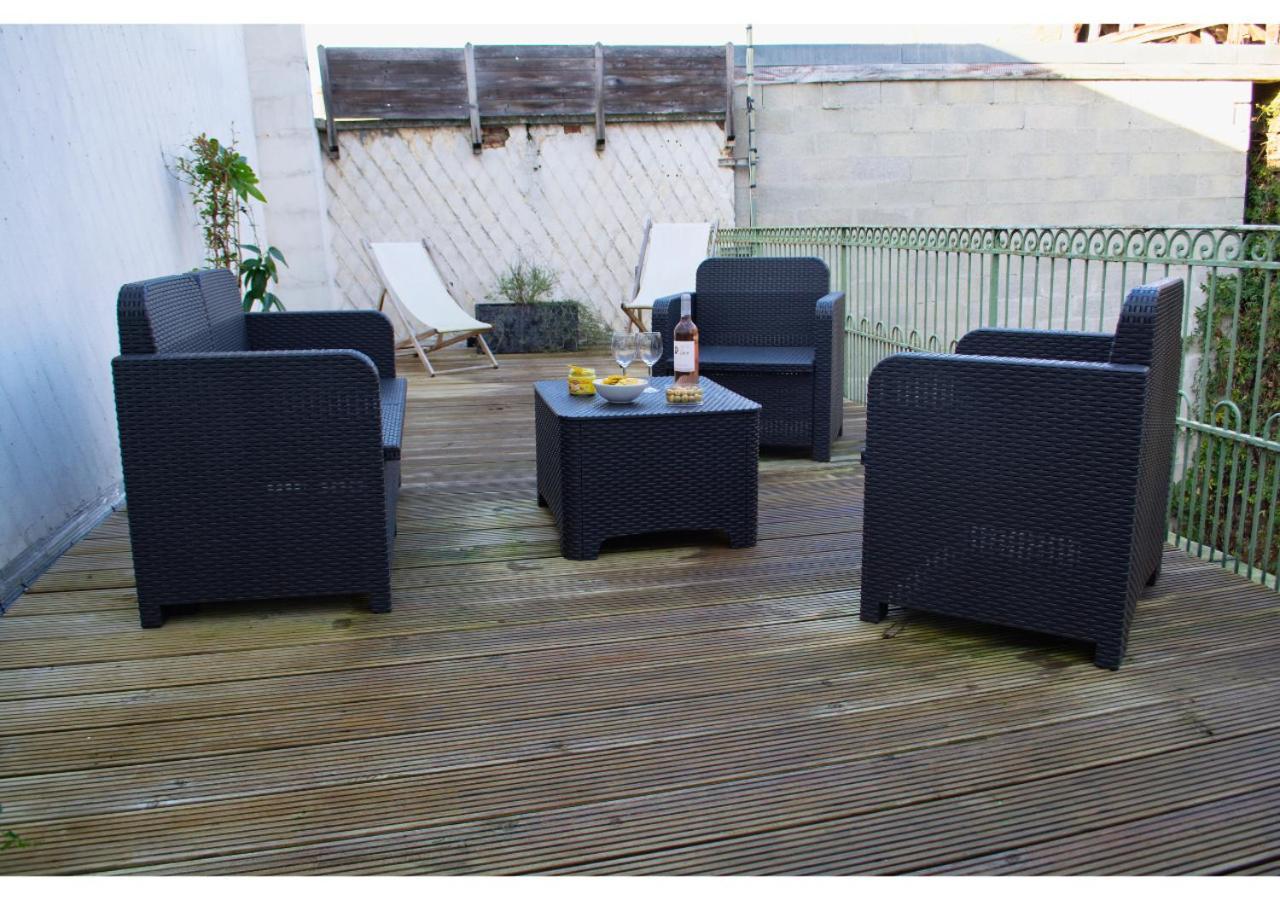 Le Charme D'Antan - Terrasse - Balcon - Hypercentre Evreux Lägenhet Exteriör bild